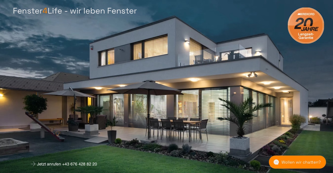 Website von Fenster4Life