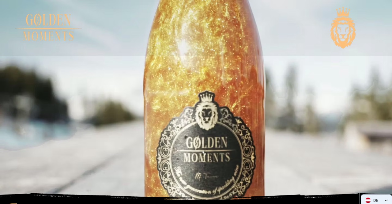 Website von Golden Moments